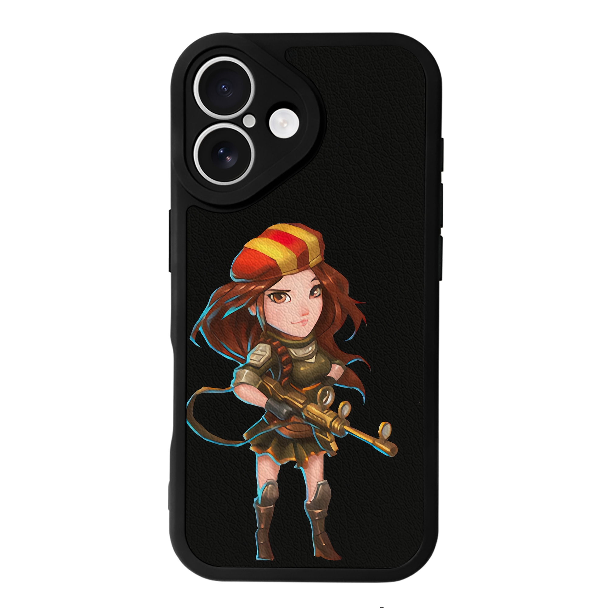 （画像用） リーグ・オブ・レジェンド League of Legends LOL 【iPhone 16シリーズ対応】シリコンスマホケース（レザー調） 材質：シリコン